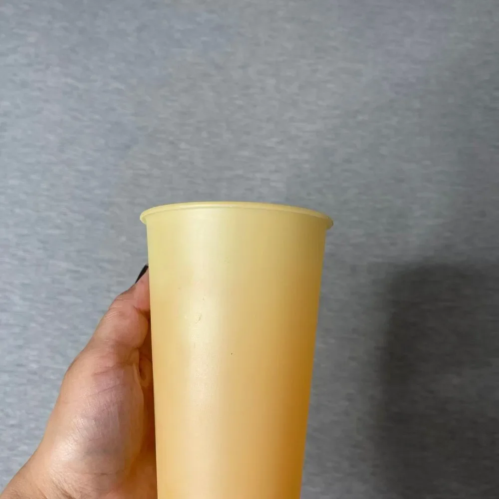 Mainstays Orange Dye Plastic 25 Oz Tumbler Cup